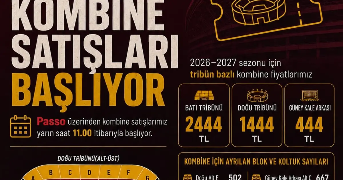 YEŞİLYURTSPOR KOMBİNE SATIŞLARINA BAŞLIYOR!