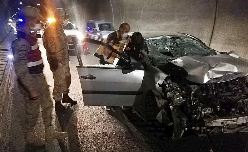 Sıkıntılı Tünel’de kaza 1 kişi yaşamını yitirdi
