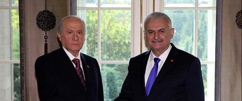 Başbakan Binali Yıldırım saat 13.00'te MHP Genel Başkanı Devlet Bahçeli ile görüşecek.