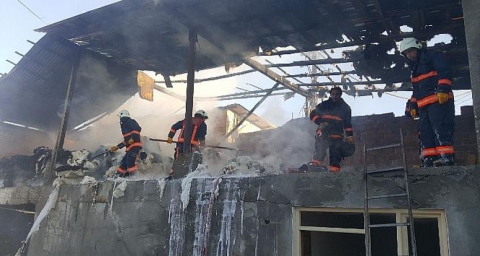 Malatya’da fabrika yangını