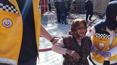 Malatya'da yangın