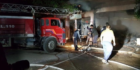 Marangoz atölyesi çıkan yangında küle döndü