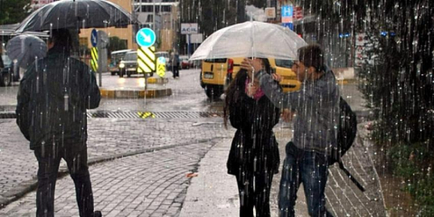 Meteoroloji'den sağanak yağış uyarısı