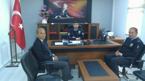 Arguvan Belediye Başkanı Kızıldaş’tan İlçe Emniyet Amirliğine ziyare
