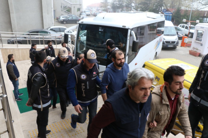 Zonguldak merkezli FETÖ/PDY operasyonunda 21 şüpheli adliyeye sevk edildi