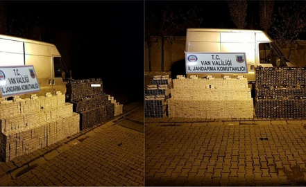 Van’da 6 bin 720 paket kaçak sigara ele geçirildi