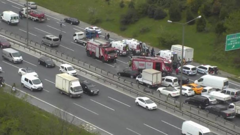 FSM köprüsünde zincirleme trafik kazası
