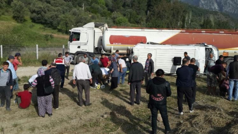 Antalya'daki trafik kazası