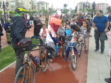 Minik Pedallarla Büyük Umutlara etkinliği düzenlendi