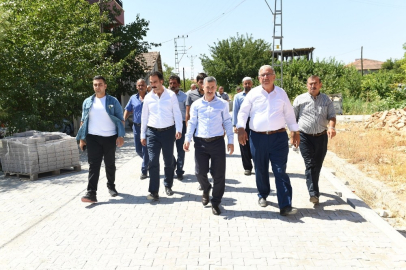 Çınar, mahallelerdeki yol yenileme çalışmalarını inceledi
