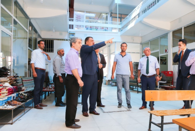 Esnaf İşhanı’nda devam eden çalışmalarda sona gelindi
