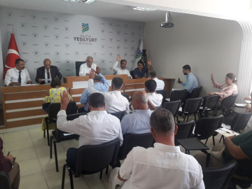 Yeşilyurt Belediye Meclisi ağustos ayı toplantısı
