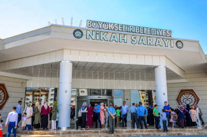 Nikah salonlarında 08.08.2018 yoğunluğu
