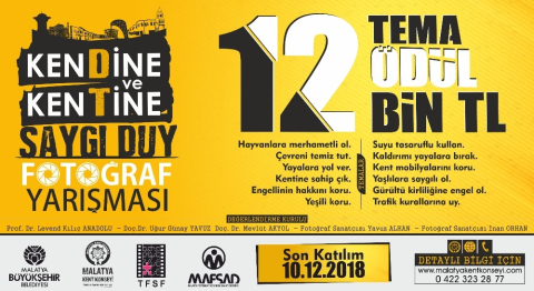 Kent Konseyinden bol ödüllü fotoğraf yarışması

