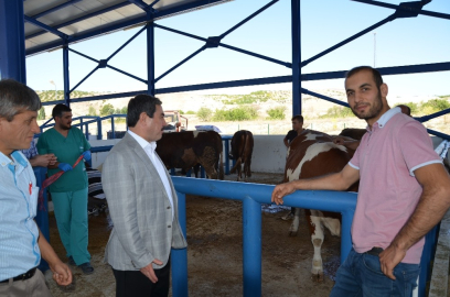 Başkan Eser kurban pazarında incelemelerde bulundu
