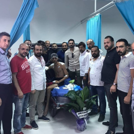 Erol Bulut’tan yaralanan taraftara geçmiş olsun ziyareti
