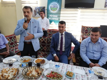 Pütürge kaymakamına veda yemeği
