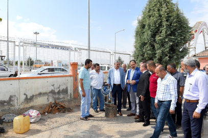 Başkan Polat Yeşiltepe Galericiler Sitesini ziyaret etti
