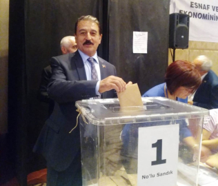 Keskin, üçüncü kez TESK yönetiminde
