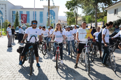 Kervansaray Buluşmaları kapsamında bisiklet turu düzenlendi
