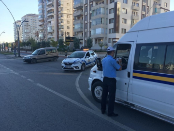 Malatya’da servis araçlarına sıkı takip
