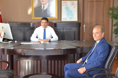 Başkan Kızıldaş’tan, Kaymakam’a hayırlı olsun ziyareti

