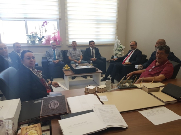 Başkan Cömertoğlu’dan Rektör Karabulut’a ziyaret
