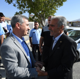Çınar, Fethi Sekin’in babasını ağırladı
