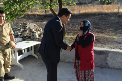 Kaymakam Şahin’den şehitlik ziyareti
