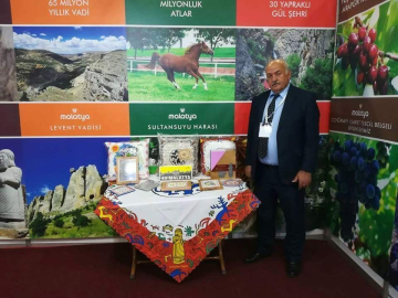 Turizm Fuarında açılan Malatya standına yoğun ilgi
