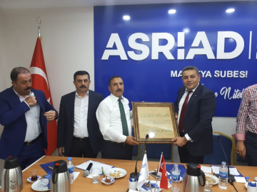 Sadıkoğlu’ndan ASRİAD’a ziyaret
