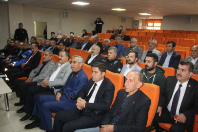 Polis muhtarlarla huzur toplantısı yaptı

