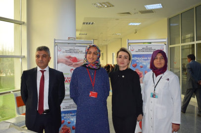 Hastanede organ bağış standı kuruldu
