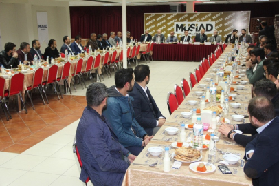 MÜSİAD Dost meclisi’nin konuğu Rektör Kızılay  oldu
