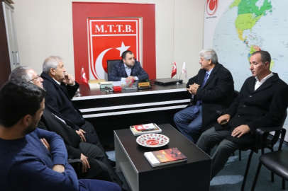 Aday adayı Ekinci’den MTTB’ye ziyaret

