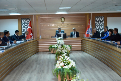 Vali Baruş’a asayiş brifingi
