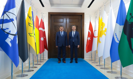 Vali Baruş, Başkan Gürkan’ı ziyaret etti
