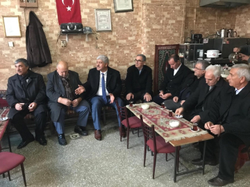 Aday Adayı Ekinci esnaflarla bir araya geldi
