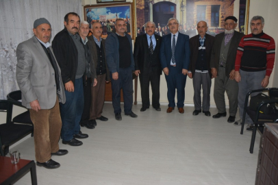 Köy muhtarlarından Boyraz’a destek
