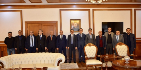 MGC Yönetimi Vali Aydın Baruş’u ziyaret etti
