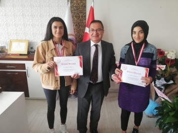 Başarılı sporculardan Başkan Kazgan’a ziyaret
