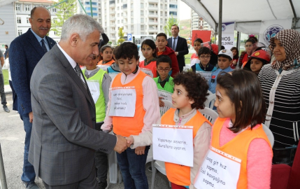 Battalgazi’de trafik haftası kutlandı
