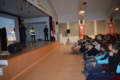 Arguvan’da öğrencilere trafik eğitimi verildi
