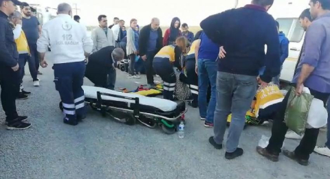  Malatya'da İşçi servisi kaza yaptı: 10 yaralı