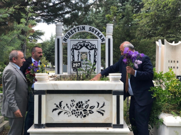 Soykan ölümünün 10. yılında mezarı başında anıldı