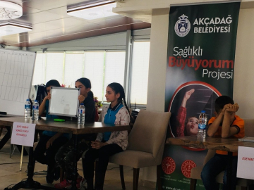 Akçadağ’da ‘Sağlıklı Büyüyorum’ Projesinin yarışmaları başladı
