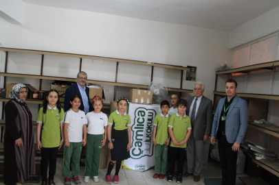 Çamlıca Koleji öğrencilerinden Ramazan paketi
