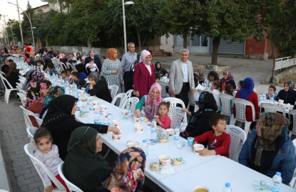 Başkan Güder iftarını Hanımınçiftliği’nde açtı
