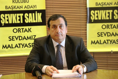E. Yeni Malatyaspor Başkanlığına aday olan Şevket Salik’ten tüzük tepkisi
