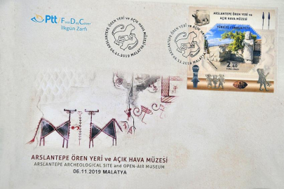 Arslantepe için anma pulu kullanımda